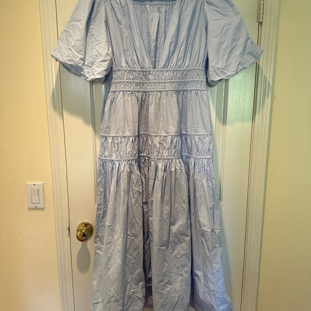Showpo Blue Midi Dress Elegant and Versatile